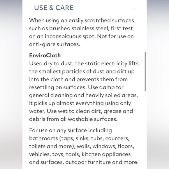 Norwex Enviro Cloth and Window Cloth Basic Package Blue and Blue Stripe NWT - Picture 6 of 11